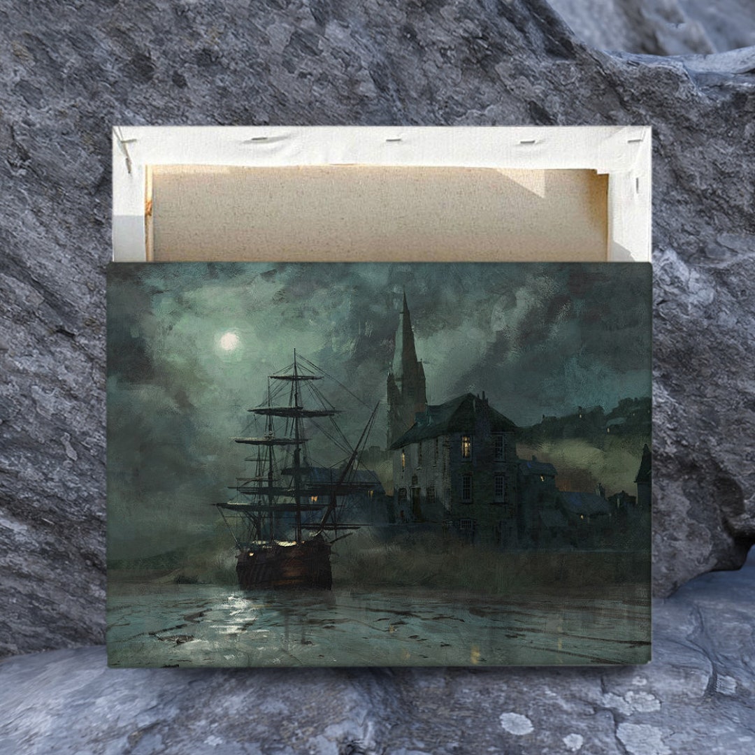 Lovecraft Canvas Print - Lovecraft Print - Pirate Ship Print