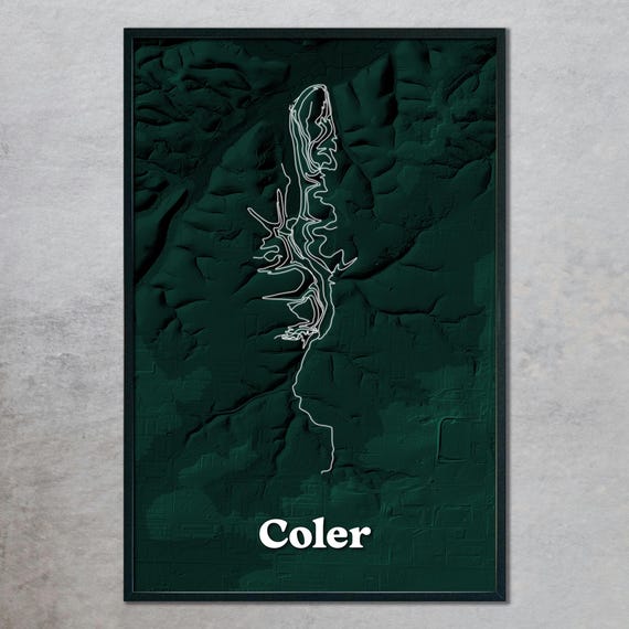 Coler Mountain Bike Preserve Mountain Bike Trail Terrain Map