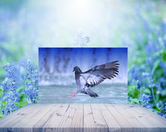 Blue Sky Dove Art
