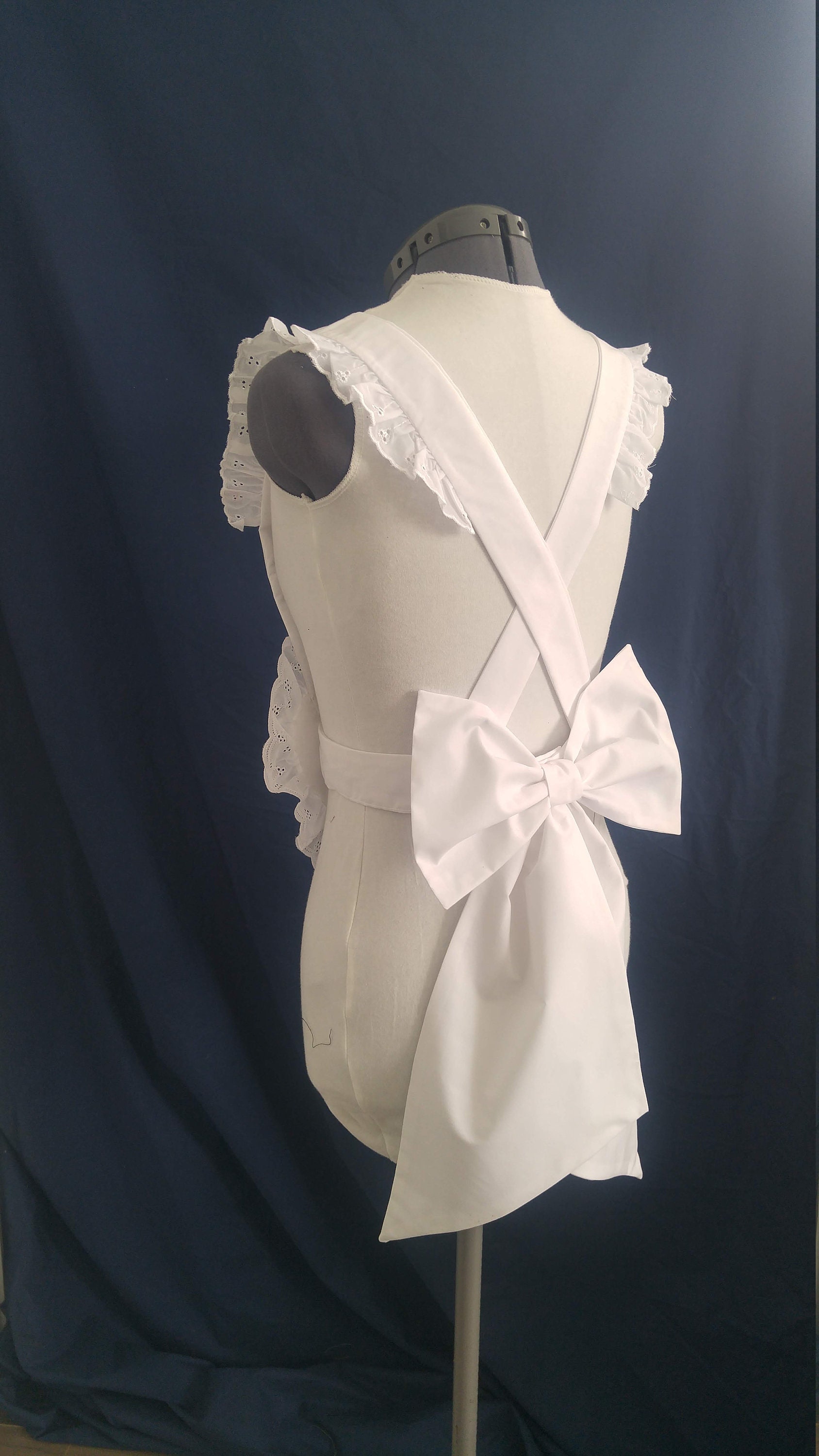 Cafe Maid Apron PDF Sewing Pattern With Ruffles Etsy