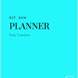 Downloadable Planner
