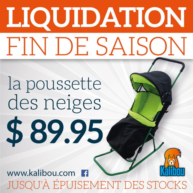 poussette liquidation