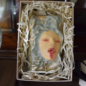 Vampire soap.  Wedding goth.  Goth decor. Natural soap.