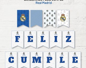 Happy Birthday Real Madrid pennants