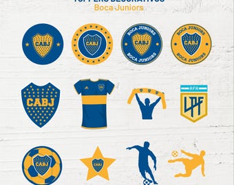 Boca Juniors fanion vintage foot football banderin pennant wimpel