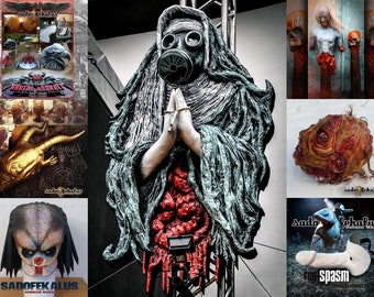 Masks & Props - Custom Production / Horror Art / Macabre Art / Creepy art / Scary Art