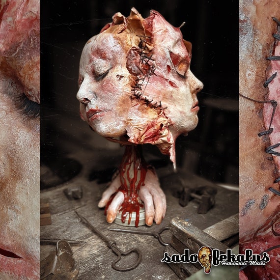 Custom Made Human Skin Lamp / Ed Gein Lamp / Macabre /