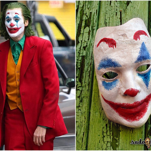 Joker Mask 2019 / Masque effrayant / Masque d’horreur / Masque effrayant / Masque freaky / Masque masqué / Masque d’Halloween / Masque de carnaval / Gotham / Batman