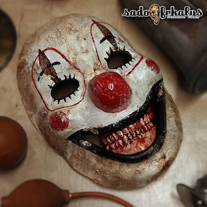 Horror Mask / Creepy Mask / Joker Mask / Clown Mask /  Harlequin Mask / Halloween Mask  / Scary Mask / Freaky Mask / Nightmare / Cosplay