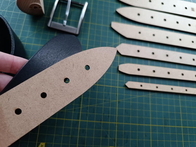 Leather Belt Template PDF PNG And Laser Cut File Leather Craft Leather Belt Template PDF PNG And Laser Cut File Leather Craft