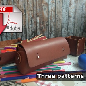 3 leather organizers - Pattern - DIY - Pdf Download