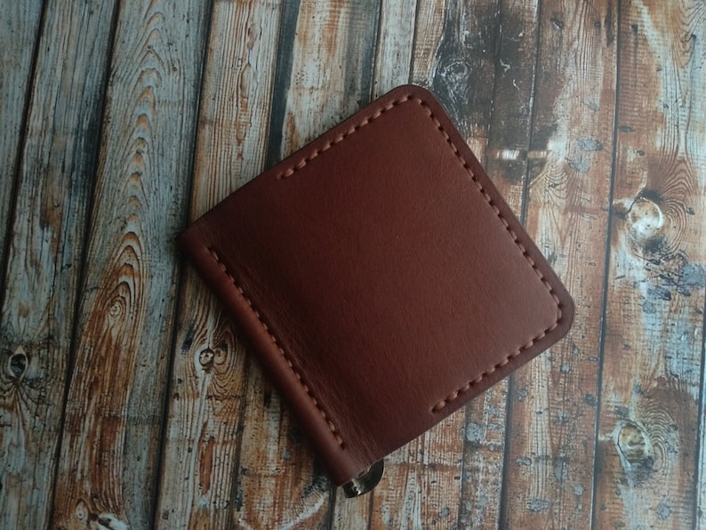 5 Leather Money Clip Wallet Pattern DIY Pdf Download Etsy