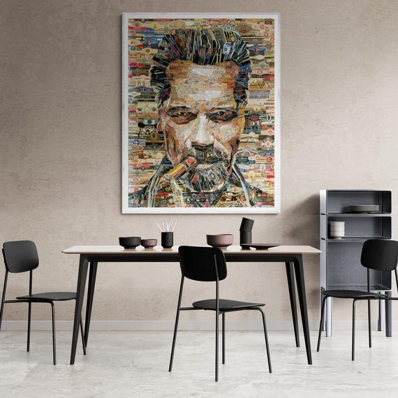 Arnold Schwarzenegger Cigar Band Art Print – Man Cave Decor - Etsy