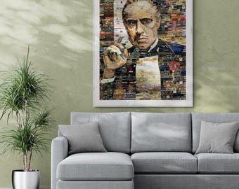 Godfather Cigar Band Art Print – Unique Man Cave Decor