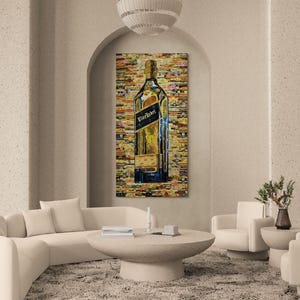 Cigar art collage Johnnie Walker Blue Label image 1