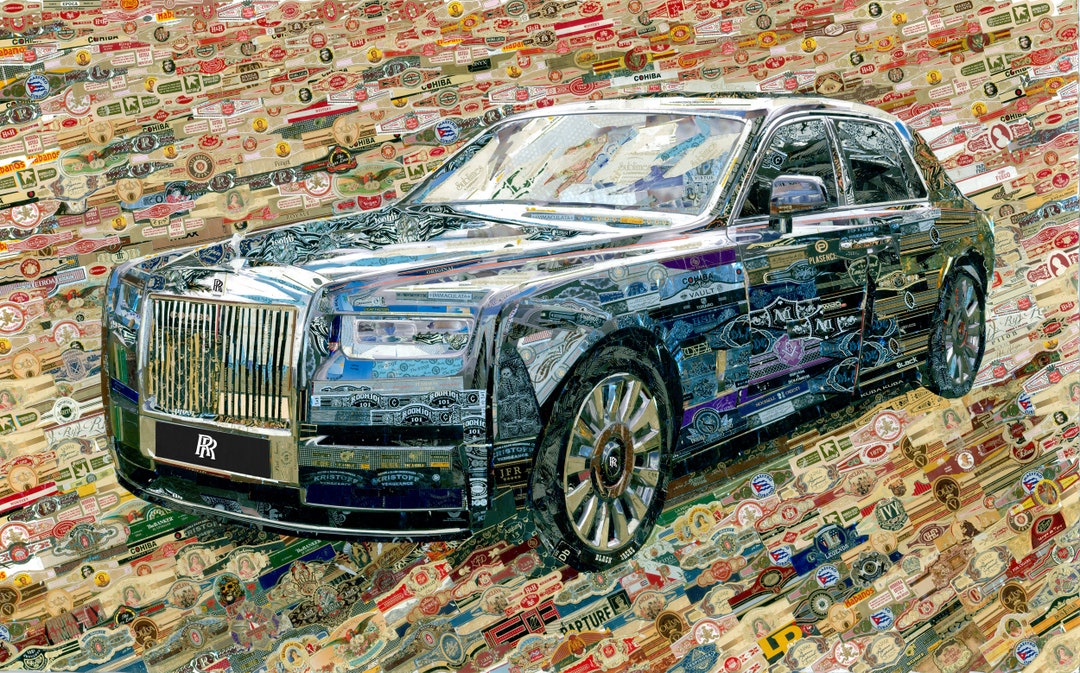 Phantom Rose RollsRoyce Bespoke Art  Motor Illustrated