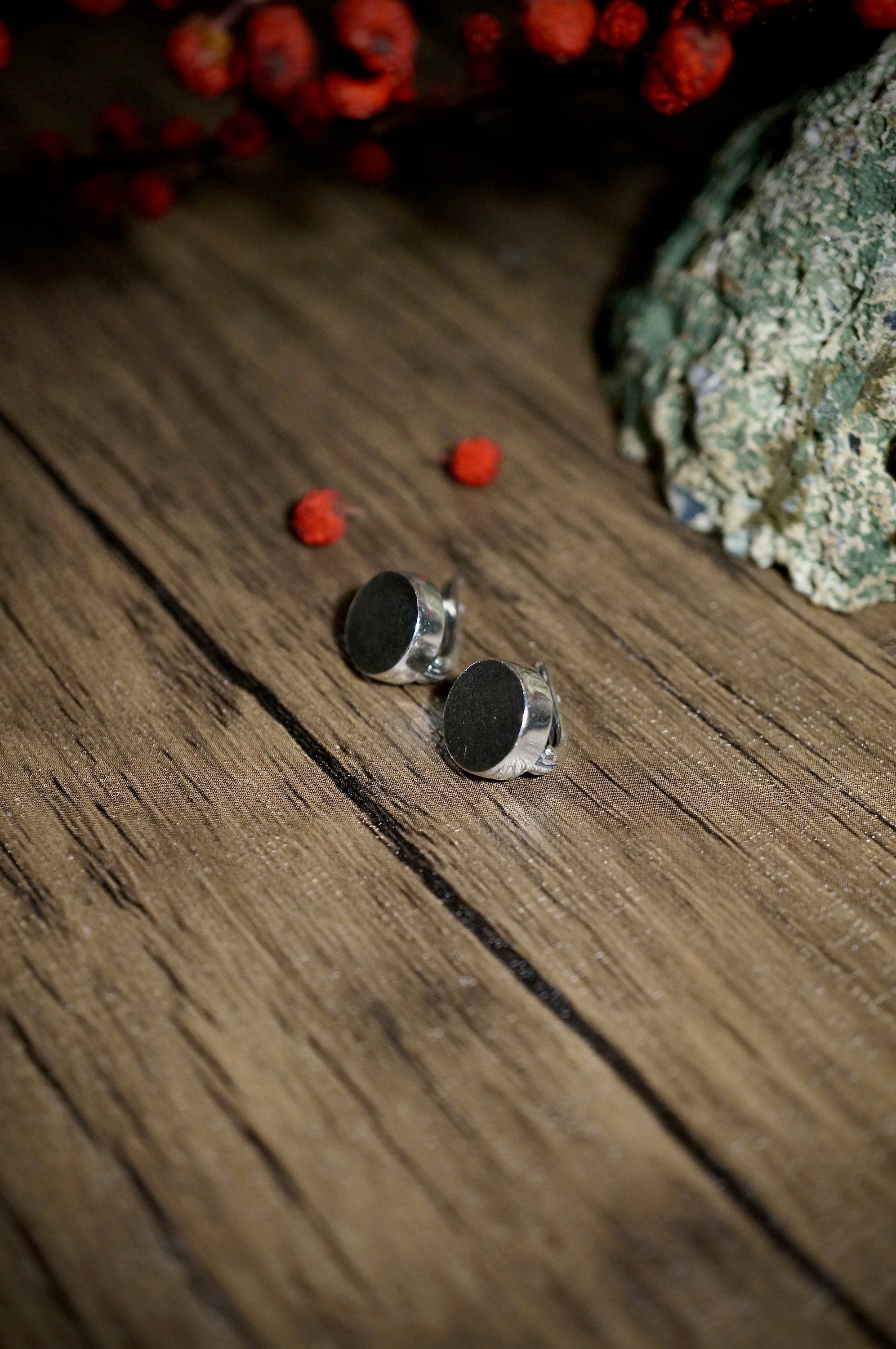 Handmade Stud Earrings / Unique Sterling Silver 925 Earrings Etsy