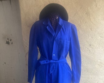Vêtements de travail français vintage Bleu de travail
