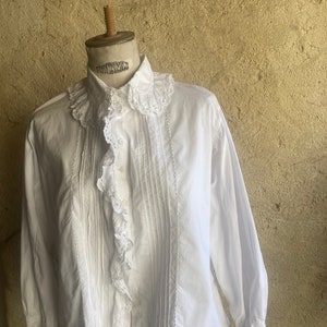 Antieke Franse Edwardiaanse blouse