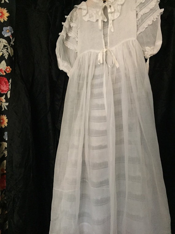 Antique French christening gown - image 4