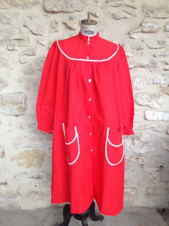 Vintage Womans Smock Overall 1940