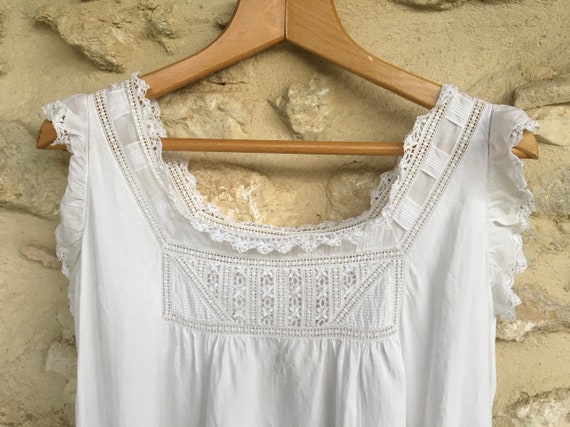 Vintage french trousseau shift - image 1