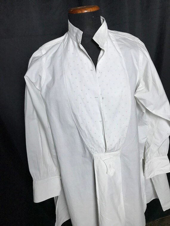 Antique French dress shirt - image 4