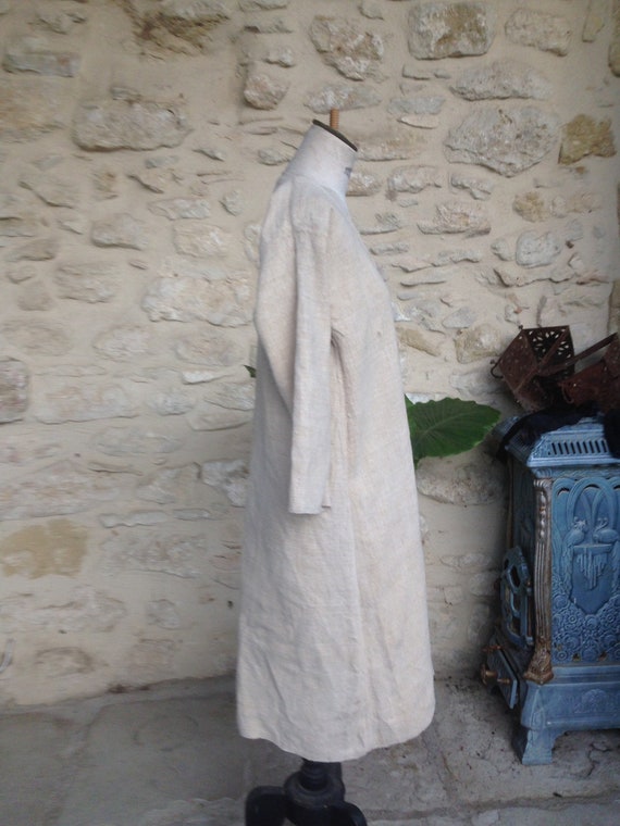 Antique french hemp smock