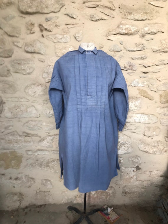 Antique French peasant smock - image 1