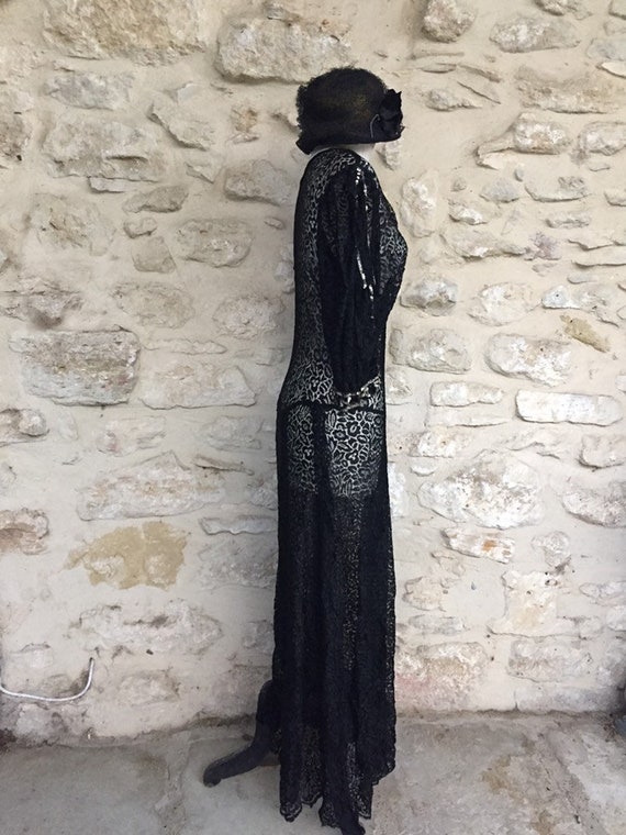 Antique French 1930’s evening dress - image 2