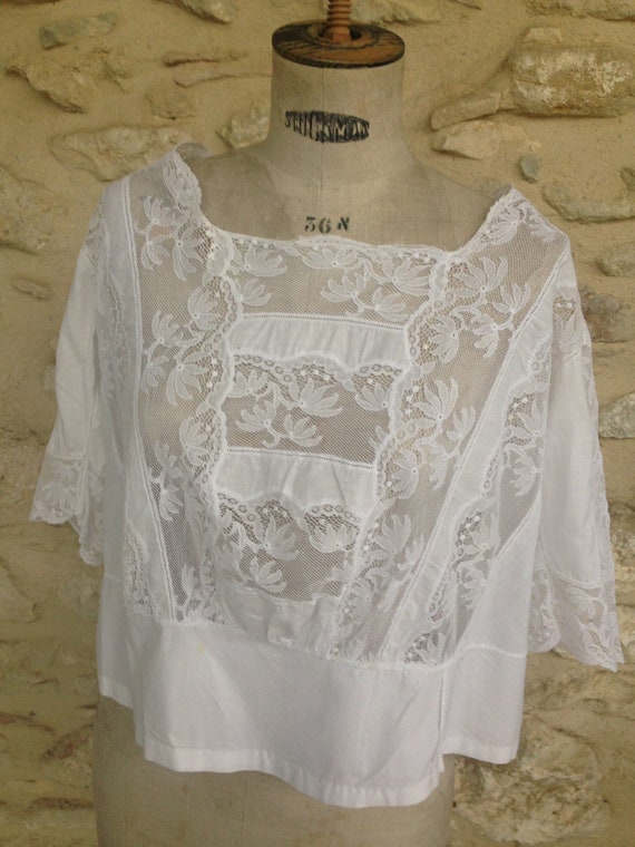 Antique french camisole lingerie