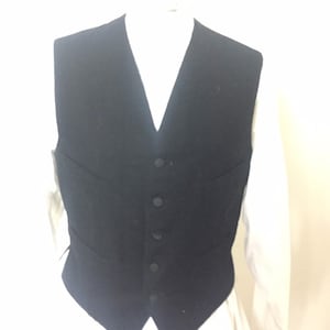 Vintage French tuxedo gilet