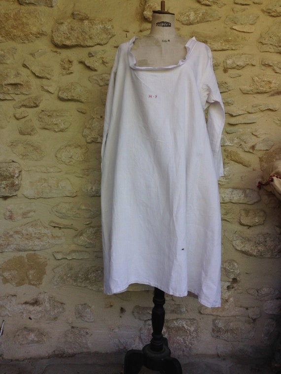 Antique hemp smock