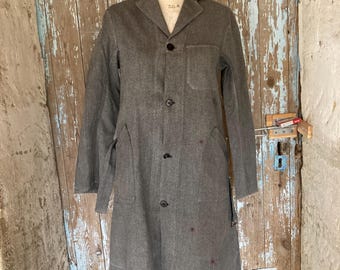 Vintage French workers coat