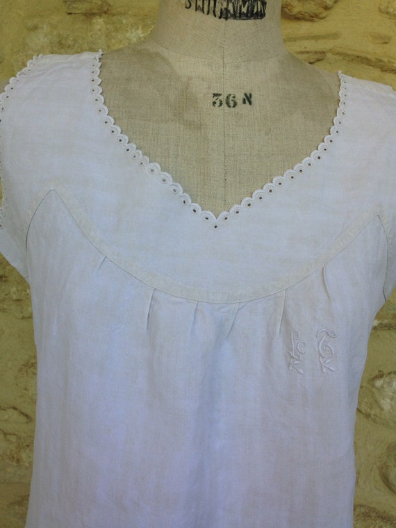 Antique french linen - image 4