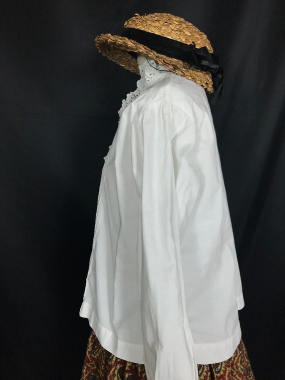 Antique French victorian blouse - image 6