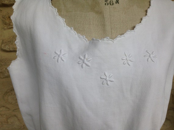 Vintage french pique dress - image 3