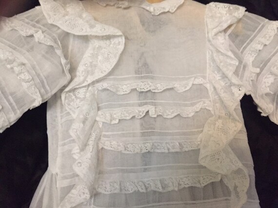 Antique French christening gown - image 3