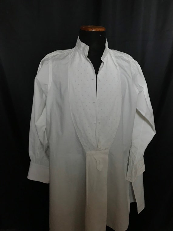 Antique French dress shirt - image 1