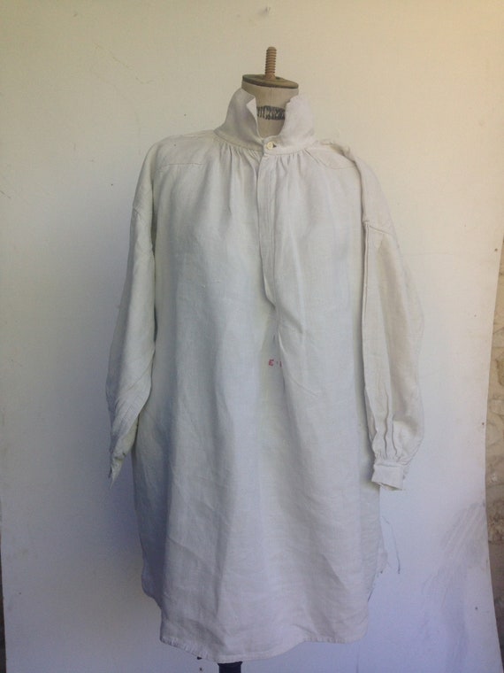Antique french peasant smock