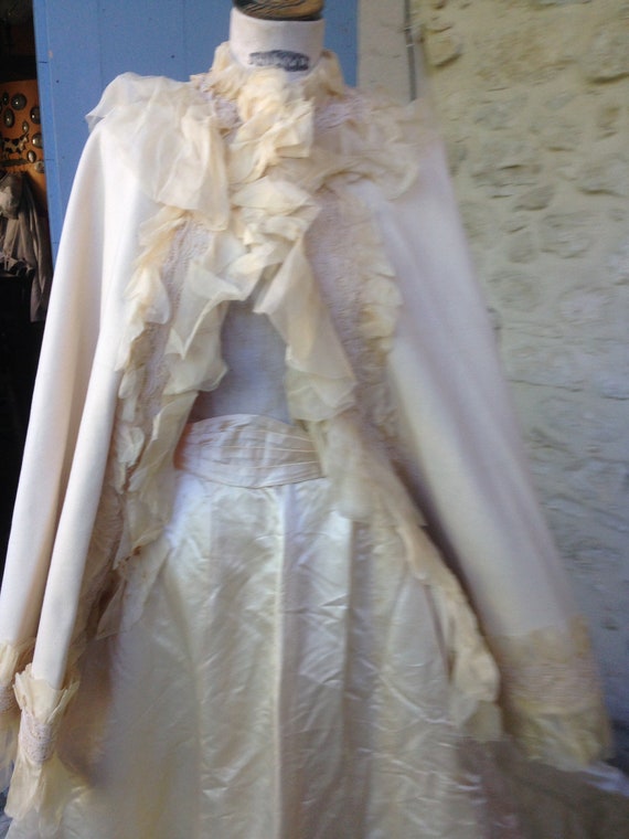 Antique victorian  cape and skirt - image 2