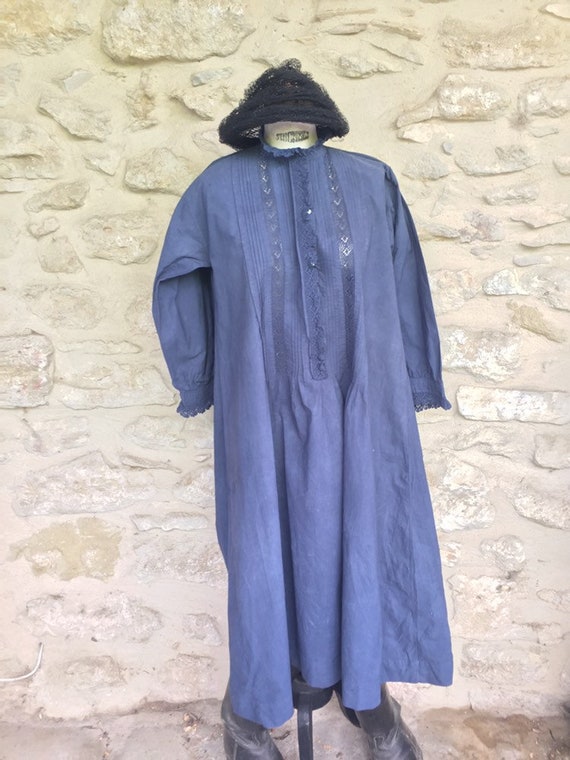 Antique French nightdress - image 6