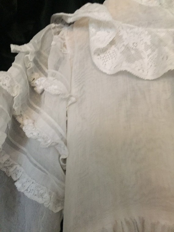 Antique French christening gown - image 6