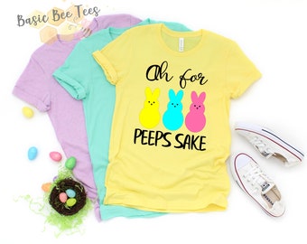 Easter Shirt for Girl Easter Shirt for Kids Easter Raglan Oh For Peeps Sake Easter Shirt Raglan Shirt Easter Shirt for Girls
