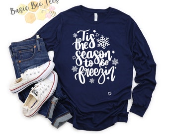 Winter Tis the Season Red Long Sleeve
