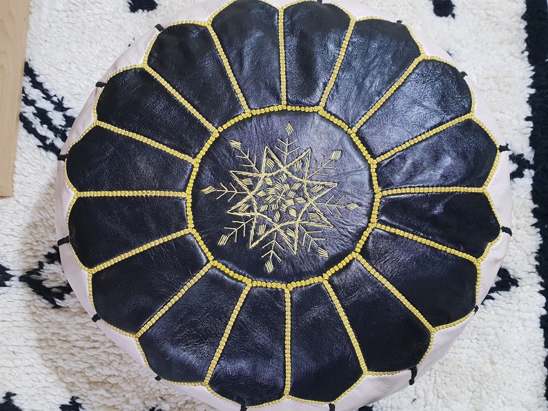 Pouf leather pouffe cuir,Hand Made Boho Moroccan Pouf Tan Leather ottoman footstool Poof Poufs Pouffe Pouffes Leather Natural Pouffe