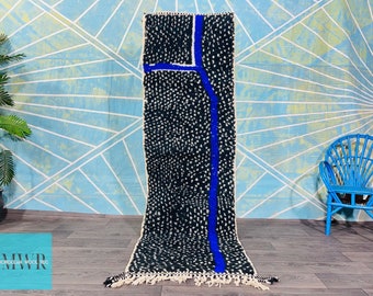 Moroccan Wool runner; Berber Runner rug; Custom Hallway Runner rug; Stairs rug; Beni Ourain Runner rug; Free shipping