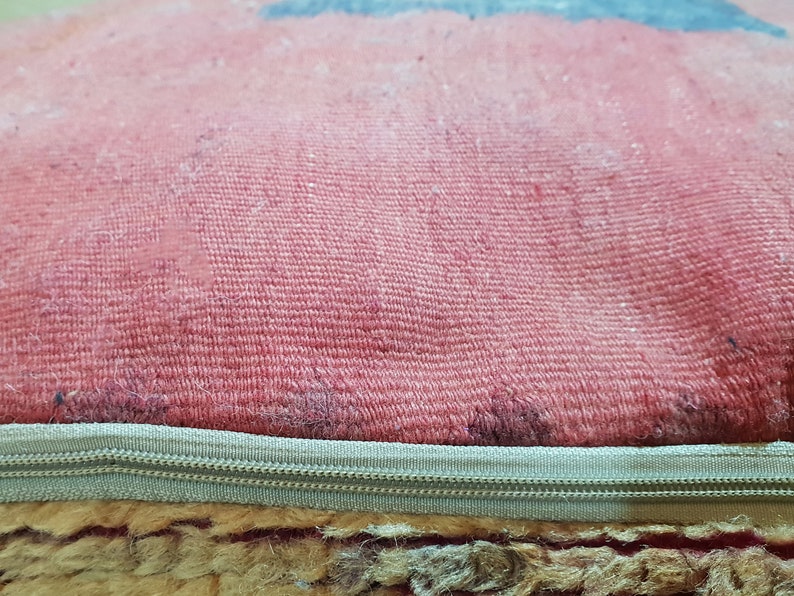 handmade pouf kilim pouf kilim ottoman pouf square pouf vintage pouf moroccan pouf wool pouf boujaad pouf
