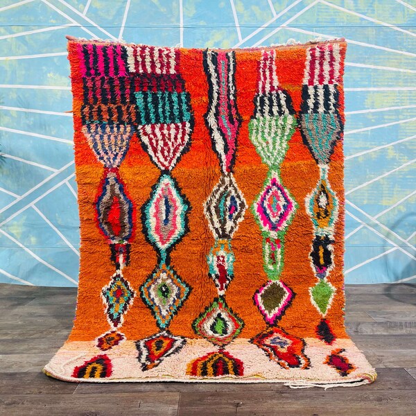 Orange Rug - Etsy