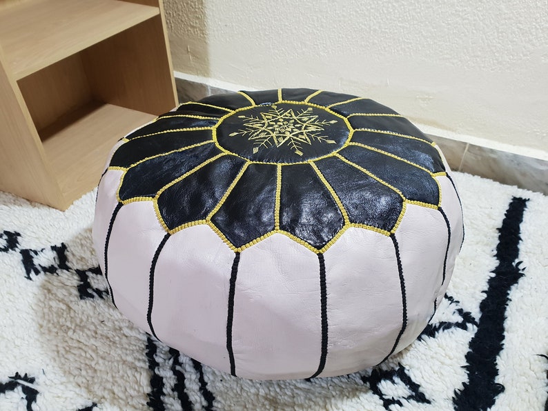 Pouf leather pouffe cuir,Hand Made Boho Moroccan Pouf Tan Leather ottoman footstool Poof Poufs Pouffe Pouffes Leather Natural Pouffe